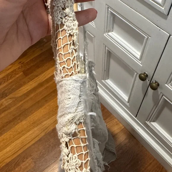 Vintage Magnolia Pearl Dress Linen Gauze Sheer - Picture 9 of 17